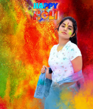 holi editing background hd with girl