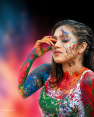 Holi Girls Cb Editing Background