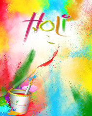 Holi photo editing background