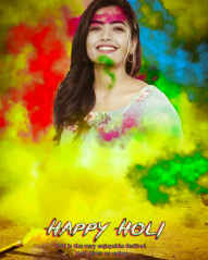 Holi Photo Editing Cb Background with Girl HD Download