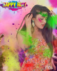 Holi Photo Editing Cb Background with Girl HD Download