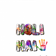 Holi special cb color and text png