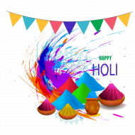 Holi special cb color and text png