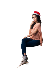 Hot christmas girl png images