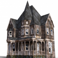 Hunted house transparent png