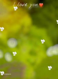 I love you cb photo editing background