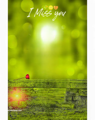I miss you cb background