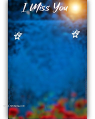 I miss you cb background for editing