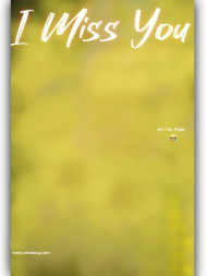 I miss you New CB Background