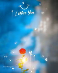 I miss you photoshop cb editing background