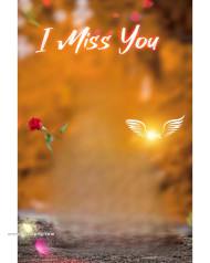 I miss you photoshop cb editing background