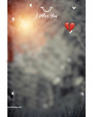 I miss you photoshop hd cb editing background