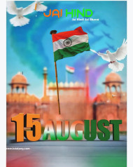 Independence Day 15 August Red Fort Background Free