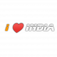 India Text Png Image