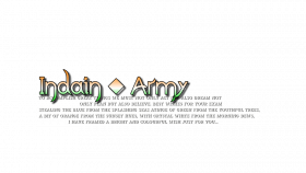 Indian army text png image