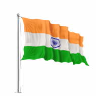 Indian flag tranparent background