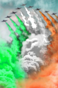 Indian tiranga smoke editing background