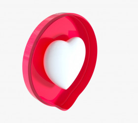 Instagram like 3d transparent png images