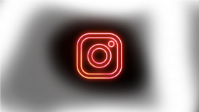 Instagram logo transparent png images,Glowing logo png images
