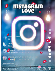 Instagram love cb editing background