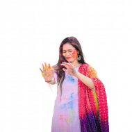 instagram viral girl holi png by totalpng