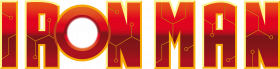 Iron man text png,Iron Man Transparent Image