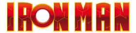 Iron man text transparent png,Iron Man Transparent Image
