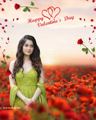 Jannat Zubair Valentinme day Cb background
