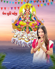 Jay Chhath Maiya Cb Background With Girl 2022