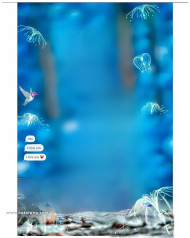 Jelly fish cb editing background