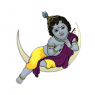 Krishna cartoon png for Janmashtami