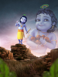Krishna janmashtami editing background