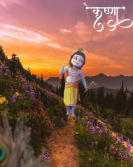 Krishna janmashtami picsart background