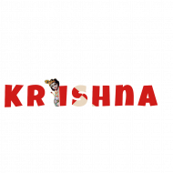 Krishna text transparent background