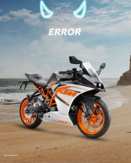 Ktm bike editing background
