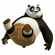 Kung Fu Panda Vector PNG