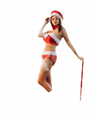 Lady Christmas PNG Transparent Images Free Download