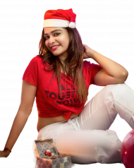 Lady Santa PNG Transparent Images Free Download