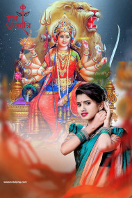 Latest Navratri Hd Editing Background With Girl 2022 Download