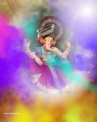 Little Ganesh chaturthi editing background