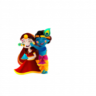 Little Radha Krishan Png