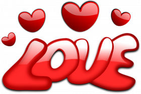Love me design text png, Love text transparent png