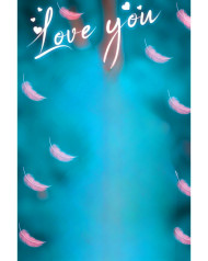Love you  background for editing