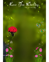 Love you new hd cb background