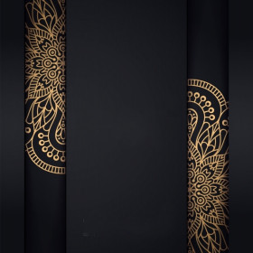 Luxury Wedding Invitation Template Free Vector (4)