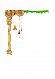 Maa durga pandal decoration png