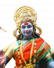 Maa durga with blue face png,Clipart Cartoon Maa Durga PNG Images Download