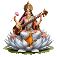 Maa Saraswati Puja Picsart PNG HD download