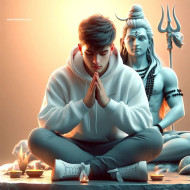 Maha Shivratri 3D Ai Photo generate Prompts Image