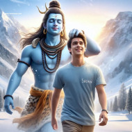 Maha Shivratri 3D Name Ai Photo Editing Image